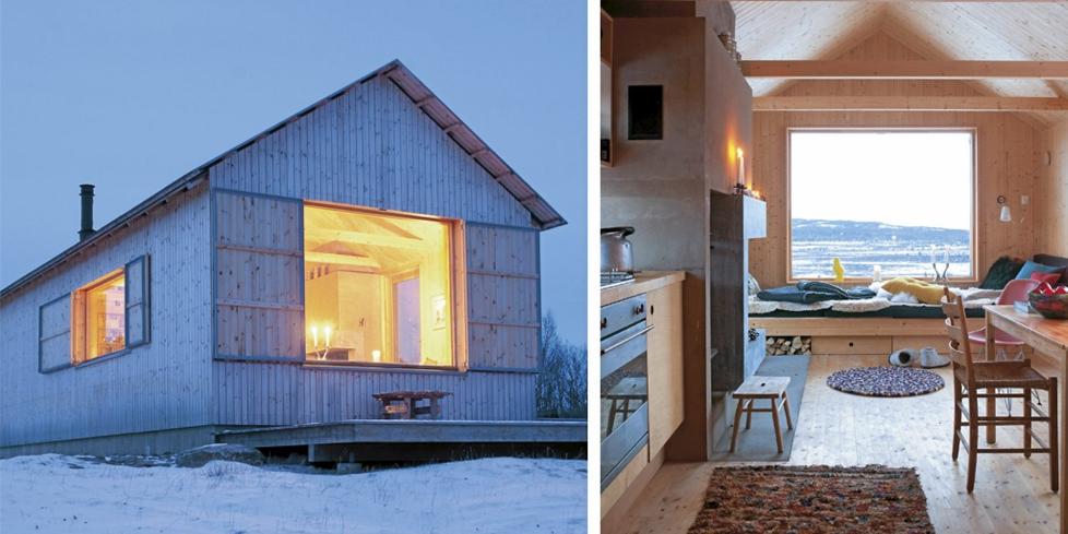 ENKEL, MEN SMART: Hytte p� Ydding tegnet av Aas/Thaulow. Foto: Espen Gr�nli