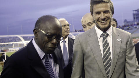 NOT SO CLOSE ANYMORE: Jack Warner declared himself a supporter of the English bid for the 2018 World Cup. When the press began revealing FIFA's dirty secrets, he turned his back on David Beckham & Co. Photo: AFP/Frederic Dubray/Scanpix NOT SO CLOSE ANYMORE: Jack Warner declared himself a supporter of the English bid for the 2018 World Cup. When the press began revealing FIFA's dirty secrets, he turned his back on David Beckham & Co. Photo: AFP/Frederic Dubray/Scanpix