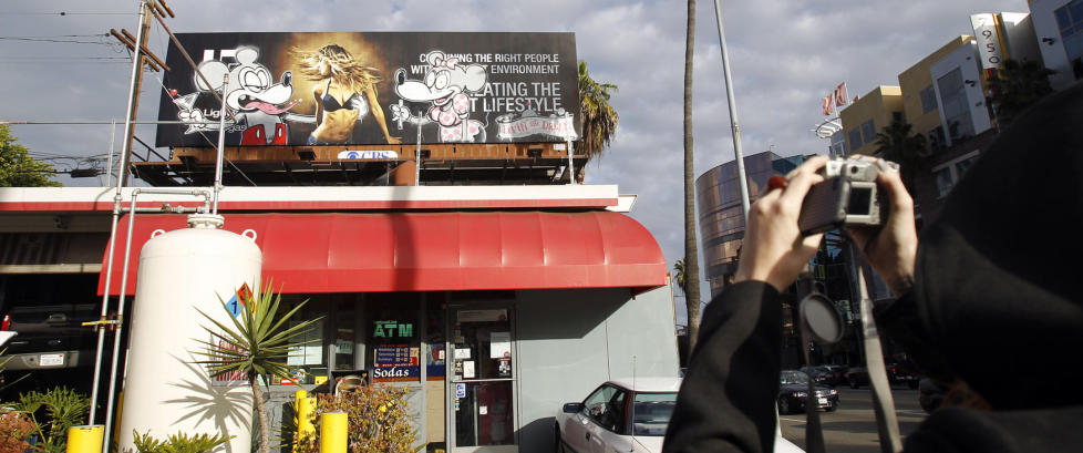 Banksy går løs på Los Angeles