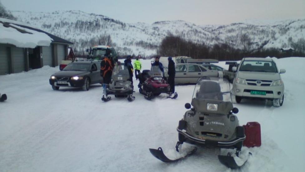 TRE FUNNET D�DE:  I hele dag har letemannskaper lett etter en fjerde person som er savnet i fjellet i Sirdal. Tre personer er funnet d�de. Foto: Jan Olav Ovedal
