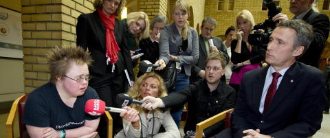 Oppvask om stortingsbes�k etter KrF-stunt