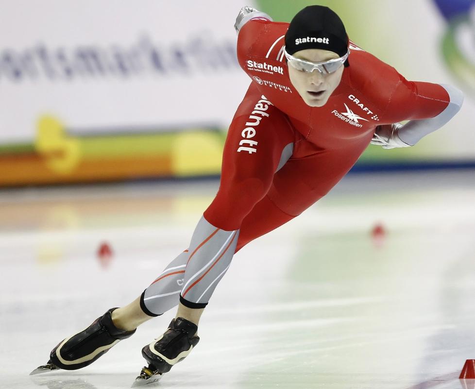 NY FEMTEPLASS: H�vard B�kko ble nummer fem p� fredagens 1500 meter. L�rdag m�tte han ta til takke med samme plassering p� 10 000 meteren.Foto: SCANPIX/EPA/George Frey