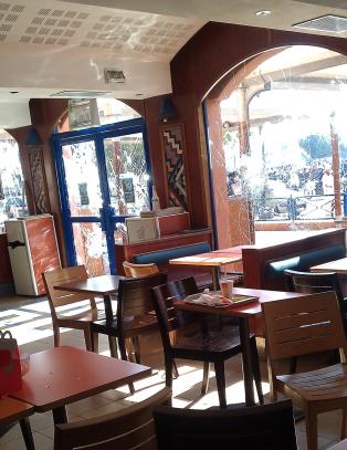Dette er McDonald's i Marrakech
