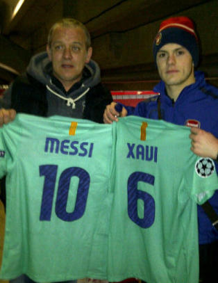 Wilshere turte ikke be Messi om draktbytte