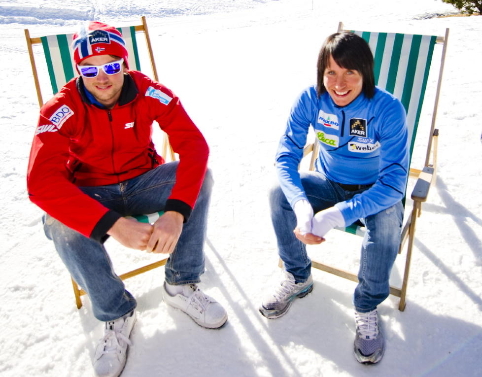 KONGEN OG DRONNINGA: Petter Northug og Marit Bj�rgen. Foto: Thomas Rasmus Skaug  / Dagbladet