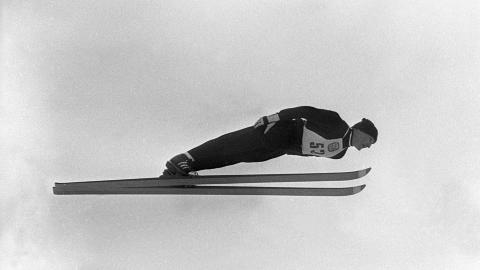 WIRKOLA P� HJEMMEBANE: Bj�rn Wirkola ble verdensmester i Holmenkollen i 1966.Foto: NTB / Scanpix