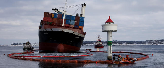 Isen tok med seg oljen i Østfold og Vestfold