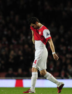 Fabregas rekker ikke ligacupfinalen