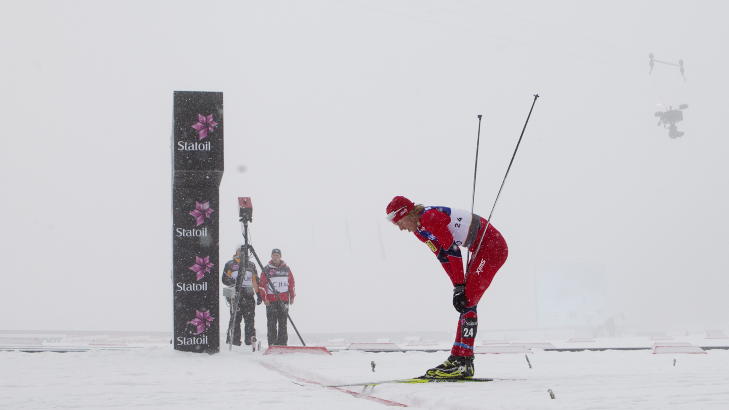 IRRITERT: Mikko Kokslien ble beste norske med en 6. plass. Foto: Kyrre Lien / Stian Lysberg Solum / Scanpix