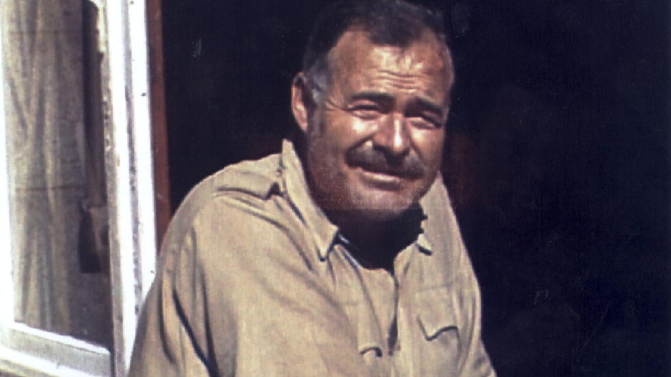 DELTOK IKKE I VM: Ernest Hemingway var ingen konkurransel�per, men han gikk p� ski og skrev levende om det i et par noveller.