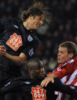 Sur svenske smadret Stoke-bilde