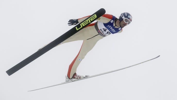 VURDERER � GI SEG: Magnus Moan er sm�sjuk og vurderer � droppe langrennsdelen. Foto: Kyrre Lien, Scanpix