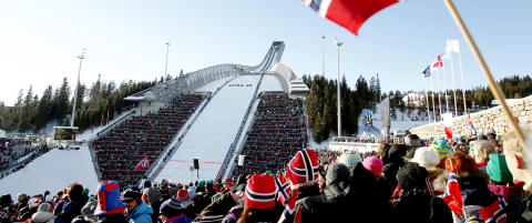 Kollen-br�let ble til piping da vinden stoppet hopperne