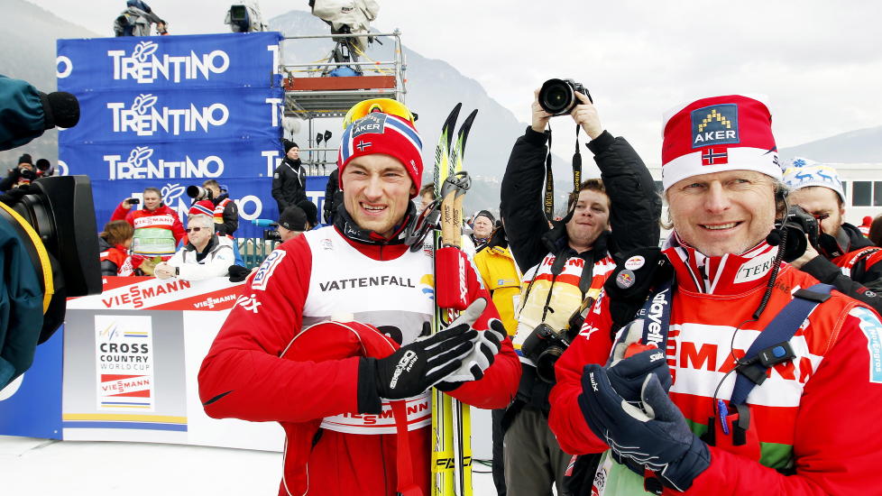 HOLDER D�RA OPPE: Langrennsjef �ge Skinstad vil alltid holde landslagsd�ra �pen for Petter Northug jr. selv om han skulle bryte med landslaget og satse videre med en privat akt�r.
Foto: Gorm Kallestad / Scanpix