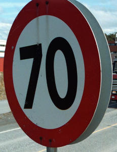 Flere veier får 70-sone