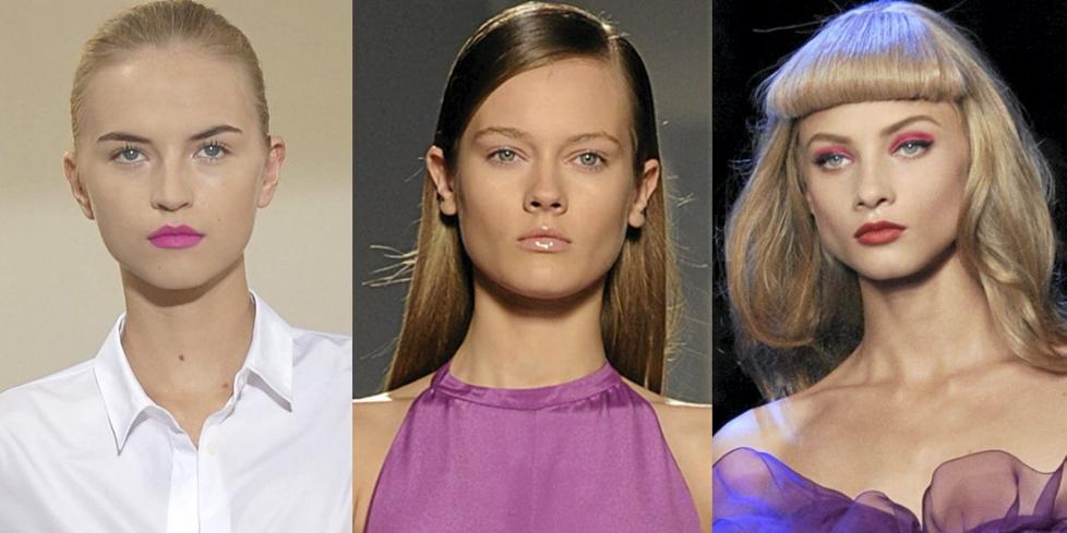 SMINKETRENDER: B�de sterke farger og naturlig look er hot denne v�ren og sommeren. Foto: Stella