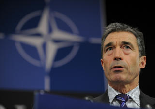 KRITISK: Natos generalsekret�r Anders Fogh Rasmussen. Foto: AFP/John Thys/Scanpix
