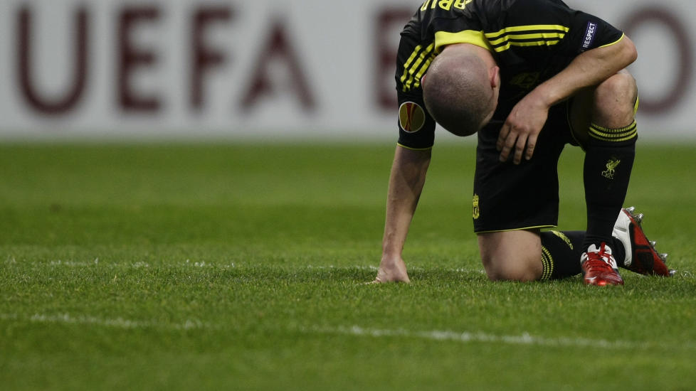 TRAUST: Jay Spearing og Liverpool leverte en traust forestilling borte mot Braga. Foto: Reuters / Miguel Vidal / Scanpix