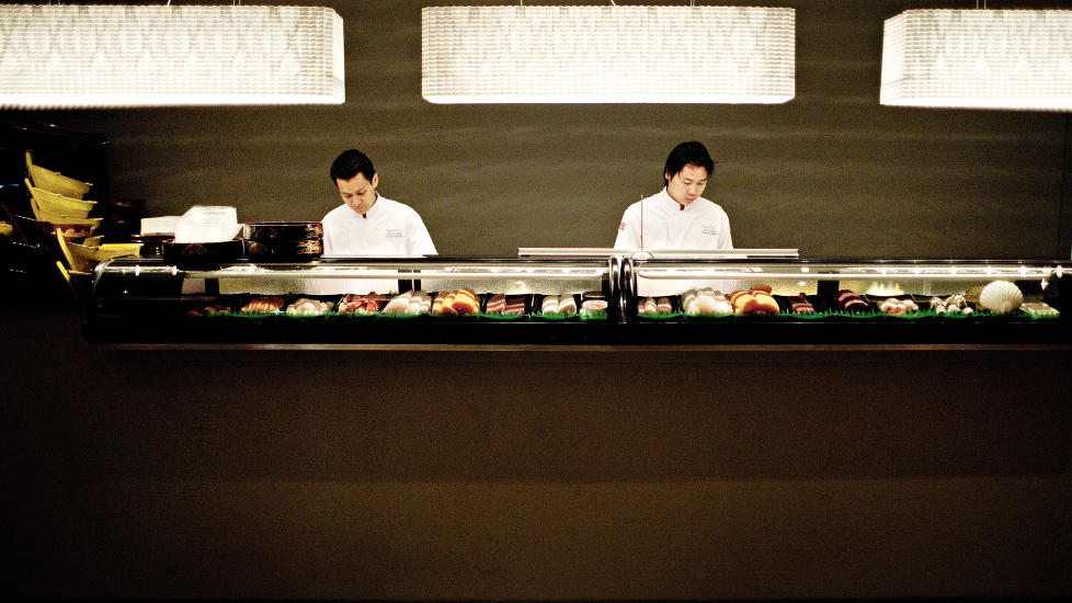 Overbeviser ikke: Art of sushi har fartstid i Asker siden 2008. N� har de �pnet en filial i hovedstaden, som allerede har skapt begeistring hos flere av Robinson og Fredags kolleger. Magasinets utsendte er ikke overbevist.
Foto: Jo Straube / Dagbladet