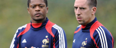 Evra og Ribery tilbake på landslaget