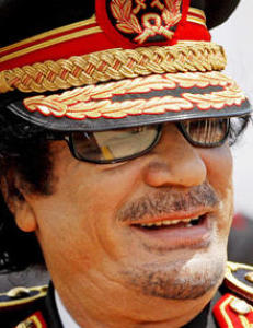 - De lot seg blende av Kadhafi