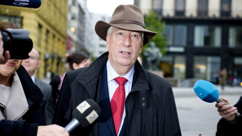 INVESTERER: Finansminister Sigbj�rn Johnsen lar Statens pensjonsfond utland investere en milliard kroner i selskapene som drifter Sellafield. Foto: �istein Norum Monsen/DAGBLADET.