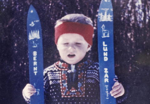 FØDT MED SKI PÅ BEINA: Han visste det nok ikke da han var 4, men Bernt Lunds liv og karriere skulle i stor grad dreie seg om langrenn. FØDT MED SKI PÅ BEINA: Han visste det nok ikke da han var 4, men Bernt Lunds liv og karriere skulle i stor grad dreie seg om langrenn.