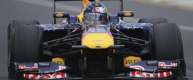 Vettel i pole position