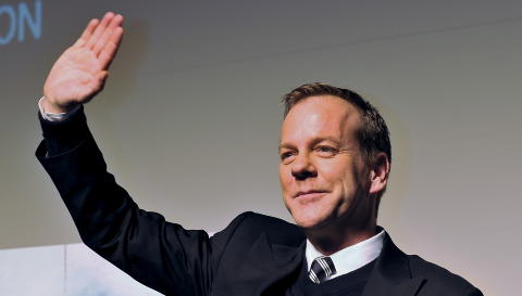 KJENT S�NN: Kiefer Sutherland er blant annet kjent som hovedrolleinnehaver i den popul�re serien �24�. Foto: Stella Pictures