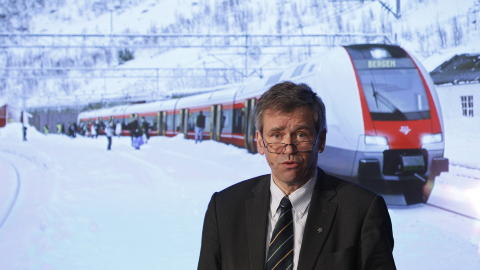 SLUTTER: Konsernsjef Einar Enger i NSB har bedt om avl�sning etter ti �r som sjef. 
Foto: Lise �serud / Scanpix