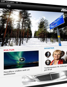 iPad-avis uten m� ha-faktor