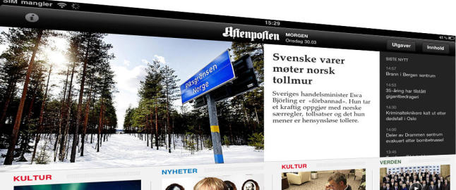 iPad-avis uten må ha-faktor
