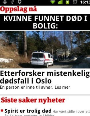 Dagbladet mobil i ny drakt