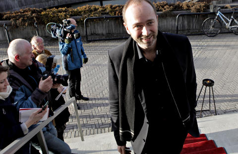 KOM SOM VENN: N�ringsminister Trond Giske. Foto: Lars Eivind Bones