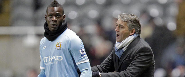 Balotelli m�ter City-presten etter Mancini-sl�ssing