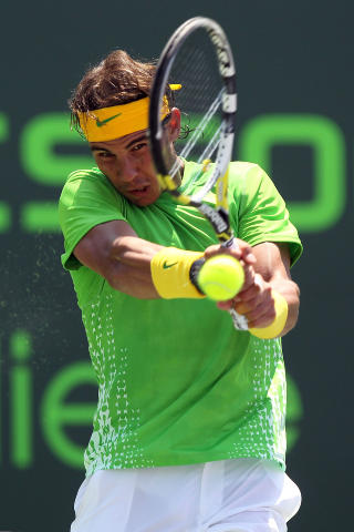 TAP: Rafael Nadal vant hang godt med i finalen, men tapte finalen. Foto: Mike Ehrmann, Getty Images, AFP