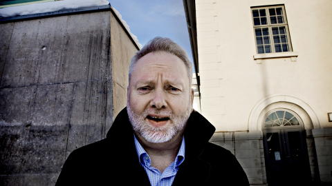 I PANELET:  Riksantikvar J�rn Holme. Foto: Lars Eivind Bones