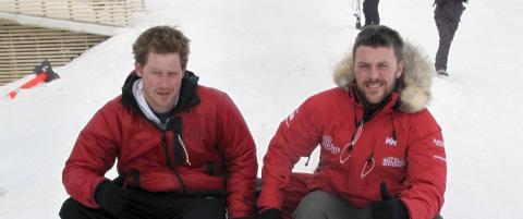 Prins Harry står fast ved Nordpolen