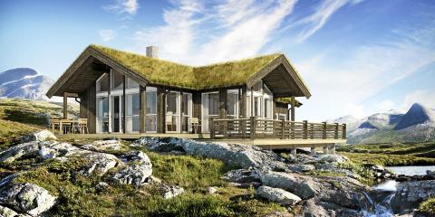 AURORA: Aurora 994A var Saltdalshyttas mestselgende modell i 2010. 768 000 til 798 500 kroner for elementbyggesettet, avhengig av hvor i landet det skal leveres. FOTO: produsenten