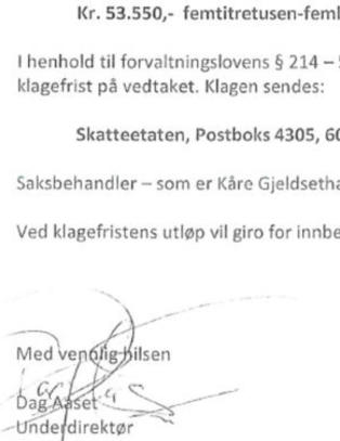 Anmelder falskt krav om straffeskatt