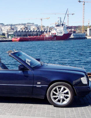 Plutselig var denne Mercedesen søkk vekk