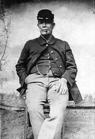 OVERLEVDE: August Williams lurte d�den under stormingen av Fort Fisher, og stod alene igjen i fiendeland sammen med sin ansvarlige offiser.