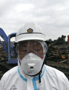 Fukushima p� samme niv� som Tsjernobyl