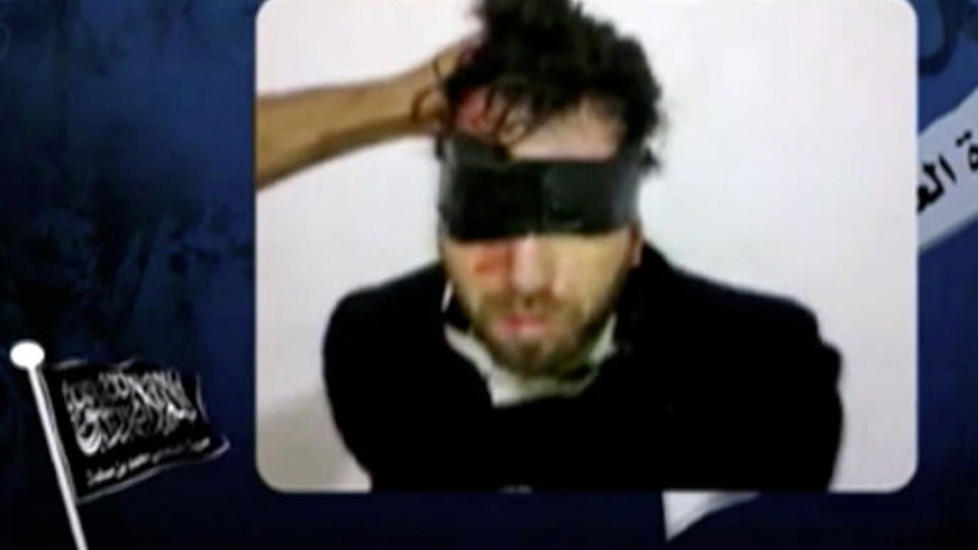 KIDNAPPET OG DREPT:  Italienske Vittorio Arrigoni ble kinappet og drept av en islamistik gruppe. F�r drapet ble han vist fram p� YouTube. Foto: AFP PHOTO/YOUTUBE.COM