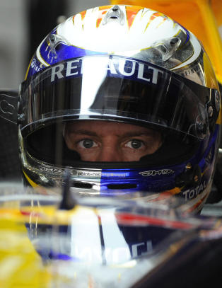 Vettel raskest i f�rste treningsomgang