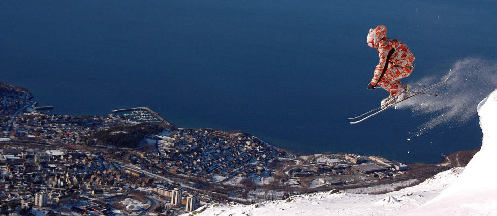 NYSN� I NORD: Fantastisk flotte forhold og nysn� p� fjellet i Narvik. Foto: KJELL G. KARLSEN