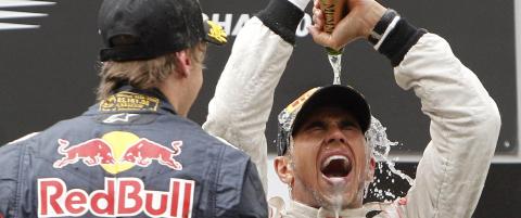 Hamilton stoppet Vettels seiersrekke
