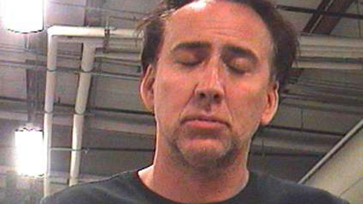 BLE ARRESTERT: Nicolas Cage ble arrestert i New Orleans i g�r. Dette politibildet ble l�slatt kort tid etterp�. Foto: Orleans Parish Sheriff's Office/AFP/Scanpix