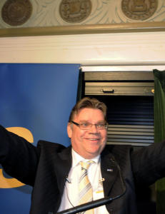 Valgsensasjon i Finland