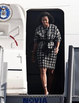Michelle Obamas fly måtte ta dramatisk unnamanøver i lufta